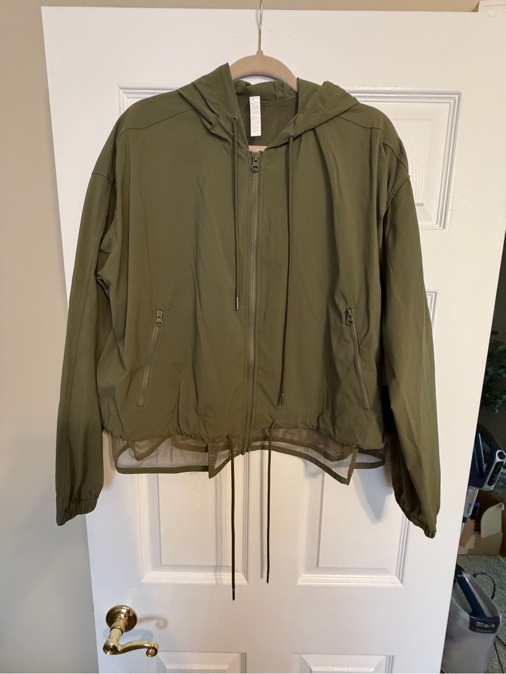 Zella Olive Hooded Zip Utility Jacket - Women